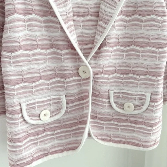 Luisa Spagnoli size M Cotton Sweater Blazer - Picture 6 of 16